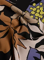 Graphic Tropical Print Blouse