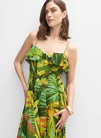 Tropical Chiffon Dress