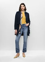 Button Detail Trench Coat