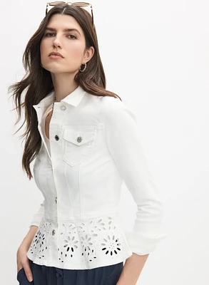 Joseph Ribkoff - Veste en jean à basque