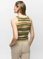 Camisole en tricot à maille ouverte