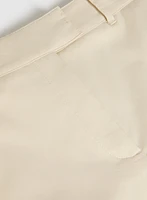 Short en mélange de coton