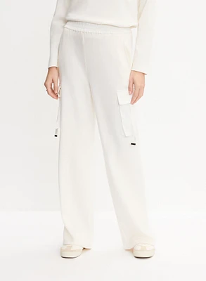 Cargo Pocket Wide Leg Pants