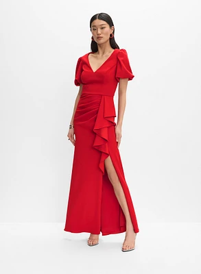Robe à manches bouffantes