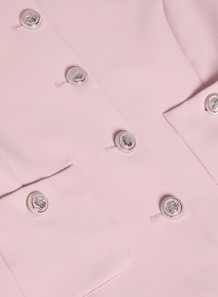 Short Collarless Jacket