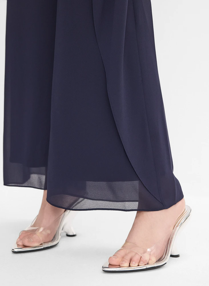 Combinaison asymétrique en chiffon