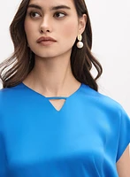 Joseph Ribkoff - Cut-Out Satin Blouse