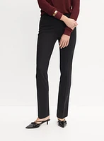 Madison Pull-On Straight-Leg Pants