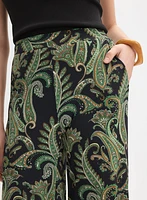 Pantalon paisley à jambe large