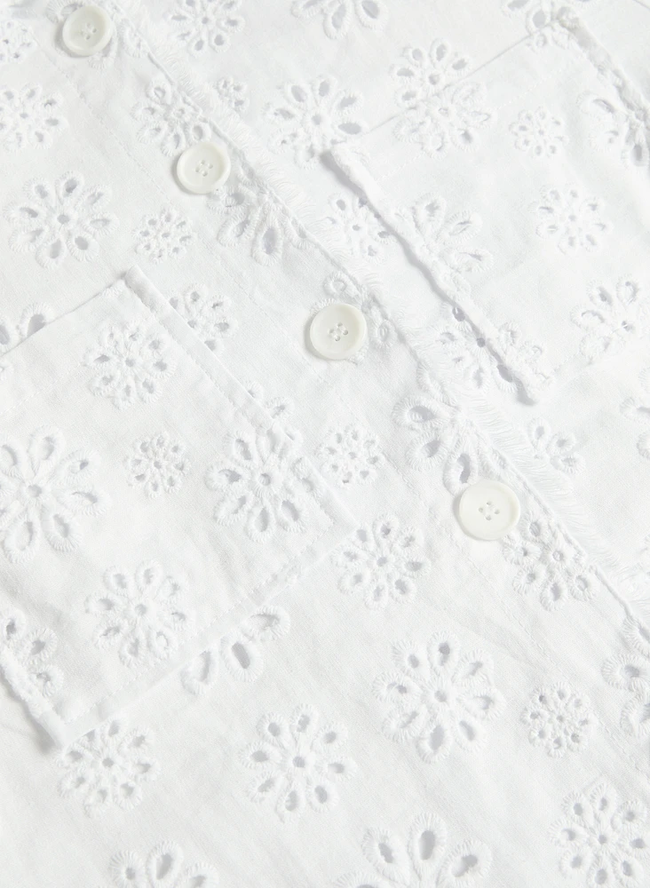 Floral Embroidered Jacket