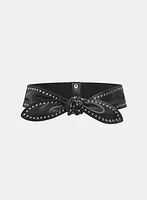 Knotted Vegan Leather Belt