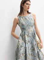 Floral Jacquard Dress
