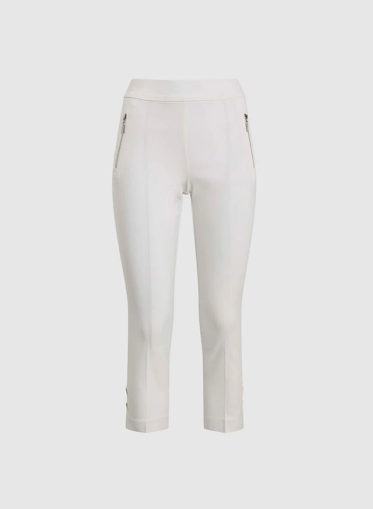 Capri taille haute à enfiler