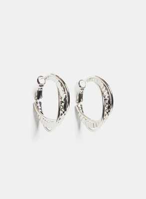 Intertwined Hoop Earrings