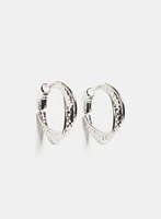 Intertwined Hoop Earrings