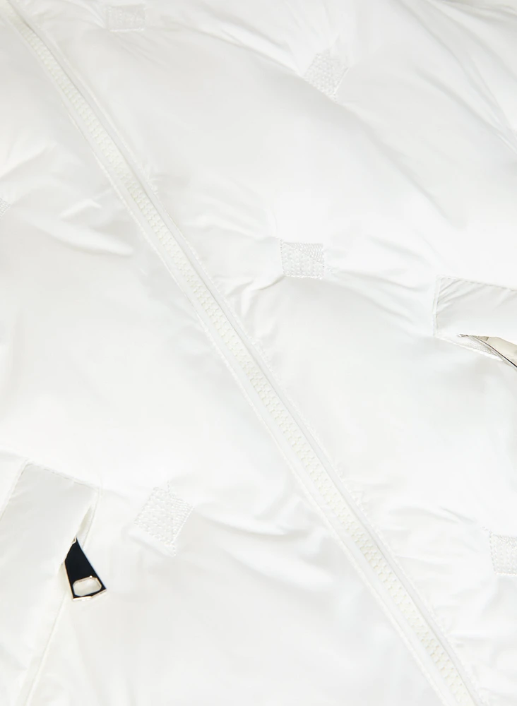 Veste matelassée à détail de séquins