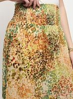 Jupe maxi en crêpe extensible