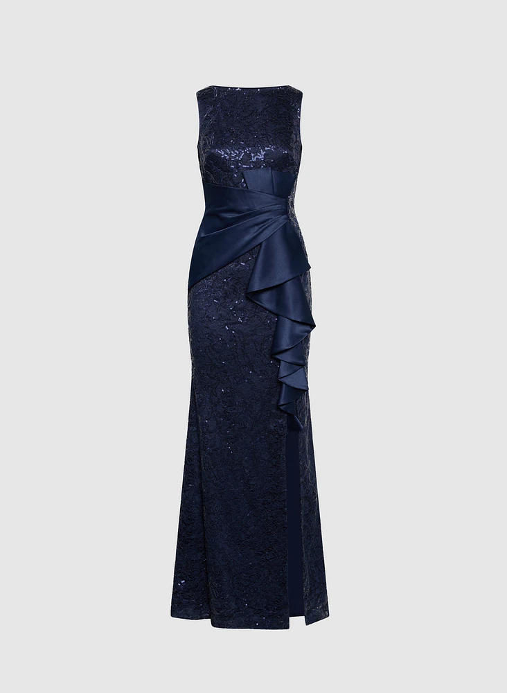 Robe de soirée à paillettes