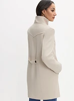 Button Tricotine Coat