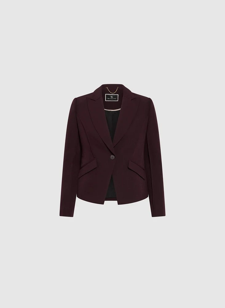 Veste à bouton unique