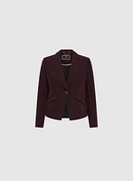 Veste à bouton unique