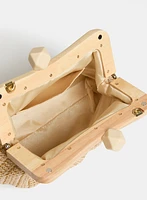 Woven Canvas Clutch