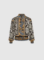 Mixed Paisley Blouse