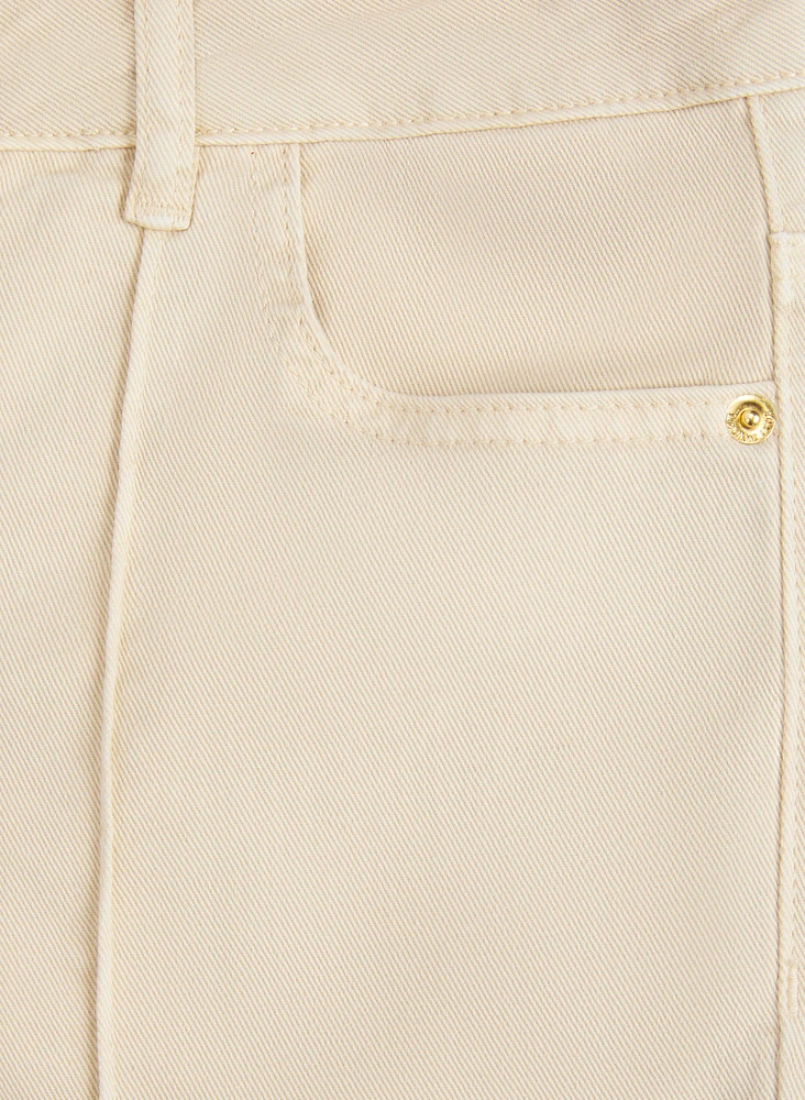 Jean à couture centrale