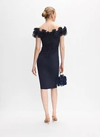 Ruffled Off-The-Shoulder Dress