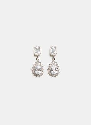 Boucles d'oreilles pendantes en goutte d'eau