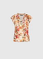 Floral Chiffon Blouse