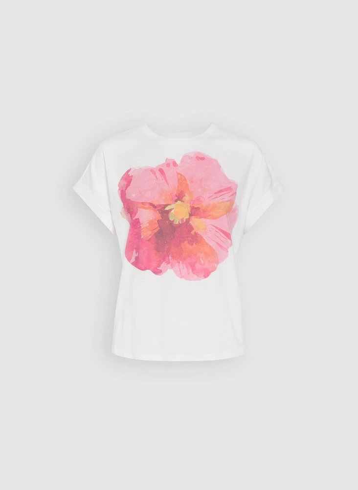Floral Front T-Shirt