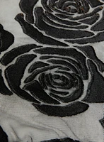 Rose Burnout Shawl