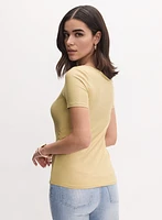 Asymmetrical Neck T-Shirt