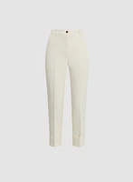 Cuff Detail Ankle Pants