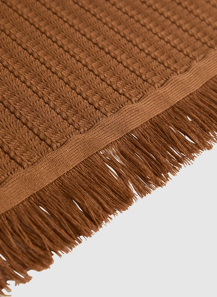 Débardeur en crochet à franges