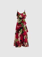 Floral Chiffon Dress