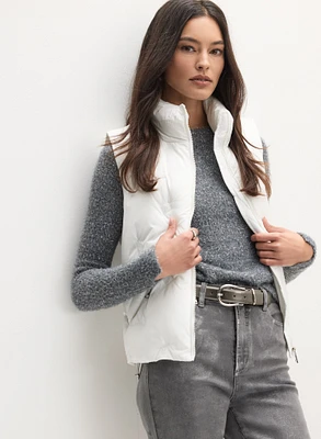 Veste matelassée à détail de séquins