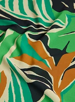 Blouse à motif feuilles