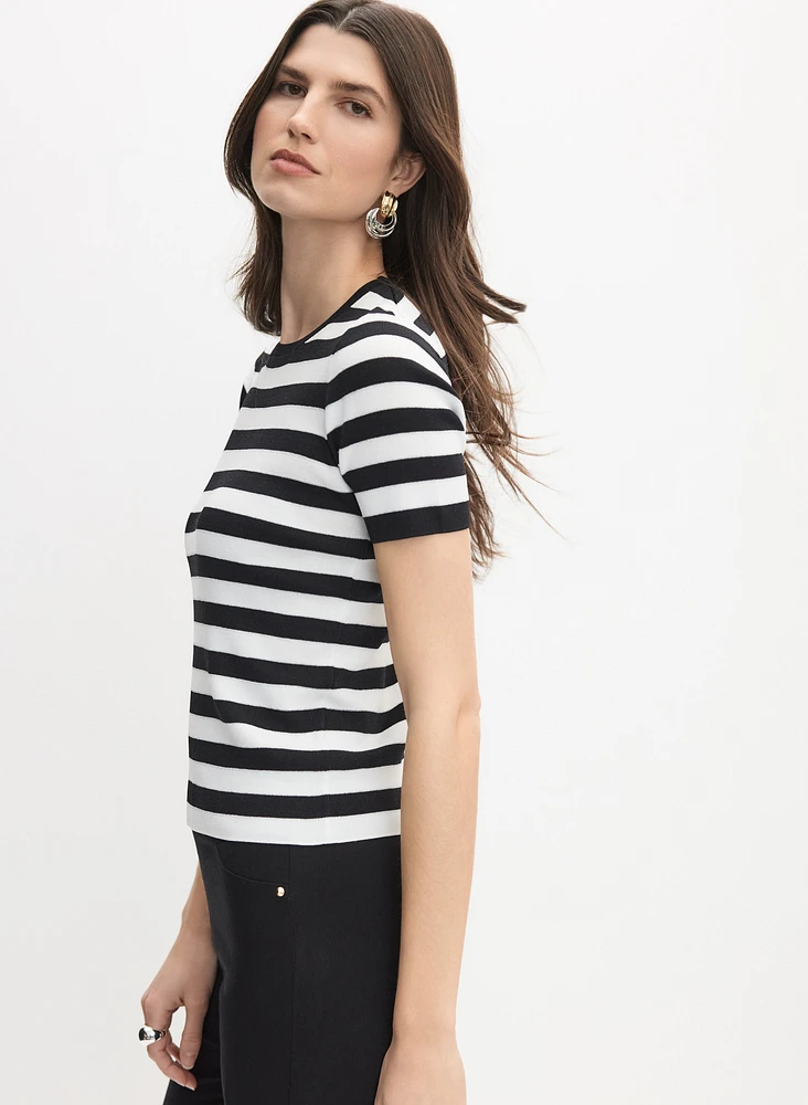 Stripe Knit Pullover