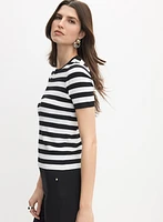 Stripe Knit Pullover