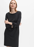 Robe à détails floraux