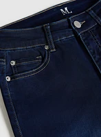 Jean à jambe étroite en denim doux