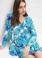 Tropical Robe & Nightgown Set