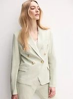 Blazer à double boutonnage