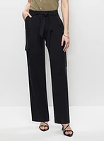 Pantalon cargo jambe droite