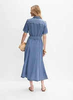 Button-Down Jean Dress