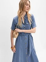 Button-Down Jean Dress