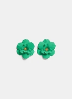 Floral Enamel Earrings