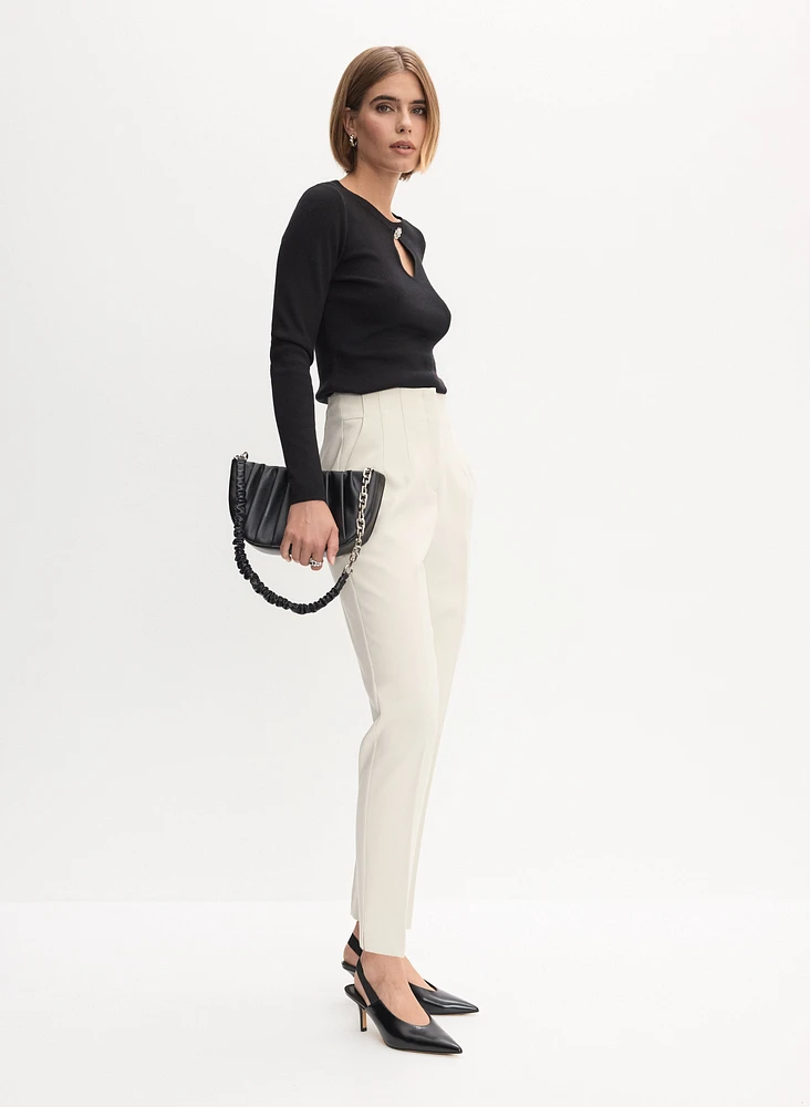 Pantalon Juliette à jambe étroite